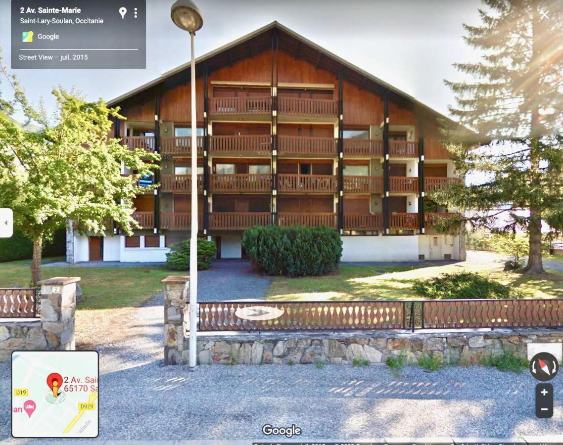 T2 Centre Village - Proximite Telecabine - Vue Montagne Plein Sud - Terrasse Couverte - Balcon - Chambre 1 Lit Double En 160 - Salon 1 Canape Convertible En 140 - Cuisine Separee Saint-Lary-Soulan Luaran gambar